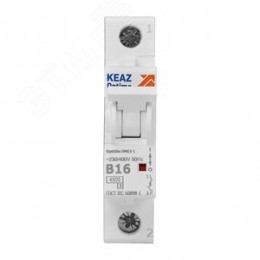 Выключатель автоматический однополюсный 16А B 4,5кА AC OptiDin BM63-1B16-4,5-УХЛ3
