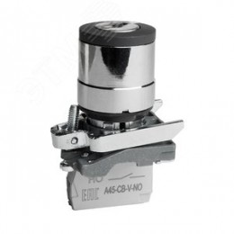 Переключатель OptiSignal D22 C4-SK-21 с ключом 2 положения металл 1НО XB4BA21