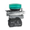 Лампа сигнальная OptiSignal D22 C4-L-B3 зеленая металл 24VAC/DC XB4BVB3
