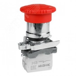 Кнопка ав ост возв пов OptiSignal D22 C4-ESTR-11 металл 1НО+1НЗ XB4BS8445