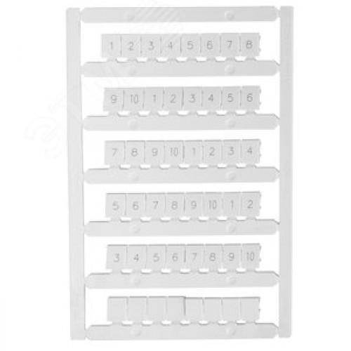 Маркировка для клемм Ш=8 мм 