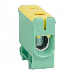 Клемма вводная силовая OptiClip КВС 6-50 желто-зеленая