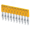 Перемычка гребенчатая 10 полюсов OptiClip JX4 для пруж. клемм сечением 4 кв.мм