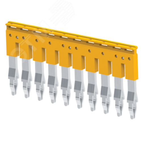 Перемычка гребенчатая 10 полюсов OptiClip JX4 для пруж. клемм сечением 4 кв.мм