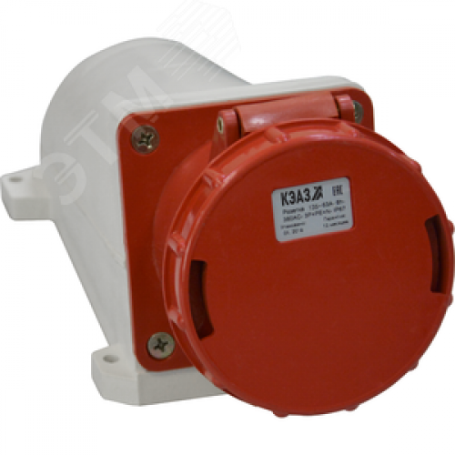 Розетка для монтажа на поверхность  135-63А-6h-380AC-3P+PE+N-IP67