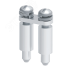Перемычка винтовая 2 полюса OptiClip СА722 для клемм CTS-4, CMC-2,5, CKT-4