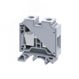 Клемма проходная 35 кв.мм винтовая OptiClip CTS-35-I-125A-(4-35)-серый