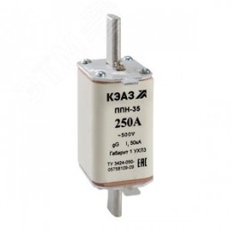 Вставка плавкая ППН-35-Х1-1-160А-УХЛ3-