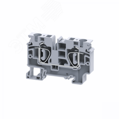 Клемма проходная 10 кв.мм пружинная OptiClip CX-10-I-57A-(0,2-10)-серый