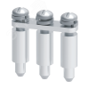 Перемычка винтовая 3 полюса OptiClip СА722 для клемм CTS-4, CMC-2,5, CKT-4