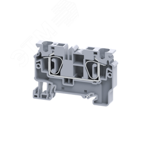Клемма проходная 6 кв.мм пружинная OptiClip CX-6-I-41A-(0,2-6)-серый