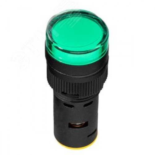 Лампа AD16DS(LED) матрица D16мм зеленый 230В AC