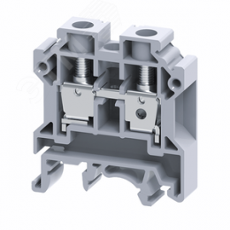Клемма проходная 10 кв.мм винтовая OptiClip CTS-10-I-BU-57A-(0,5-10)-синий