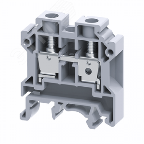Клемма проходная 10 кв.мм винтовая OptiClip CTS-10-I-BU-57A-(0,5-10)-синий