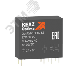 Реле промежуточное OptiRel G RP40-52-24D-10-CO