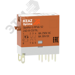 Реле промежуточное OptiRel G                      RP46-52-230-8-CO-S/TIL