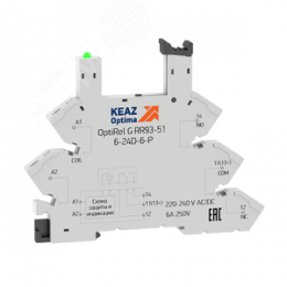 Розетка для реле OptiRel G RR93-01-12-24U-6-V