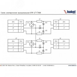 УЗИП ГРОЗОСТОП DTR 2/6/1500, Uо - 6 В, IL - 250 мА, In (8/20) - 20 кА.