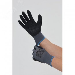 Перчатки полиэстеровые с латексным покрытием VE630 р.08