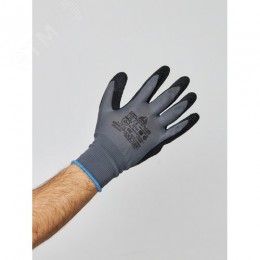 Перчатки полиэстеровые с латексным покрытием VE630 р.08