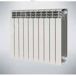 Радиатор биметаллический секционный ПРОФИ 500/100/14 боковое подключение 2758Вт