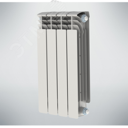 Радиатор биметаллический секционный ПРОФИ 500/100/4 боковое подключение 788Вт