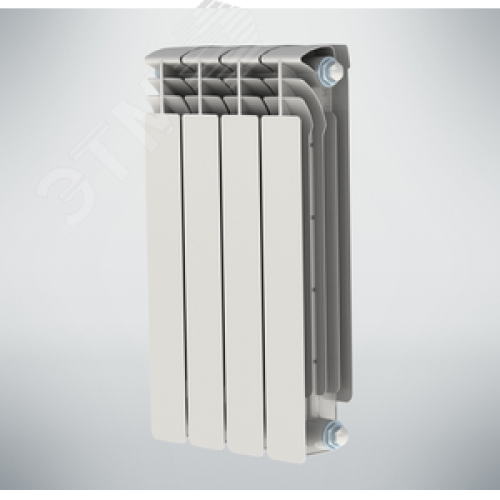 Радиатор биметаллический секционный ПРОФИ 500/100/4 боковое подключение 788Вт