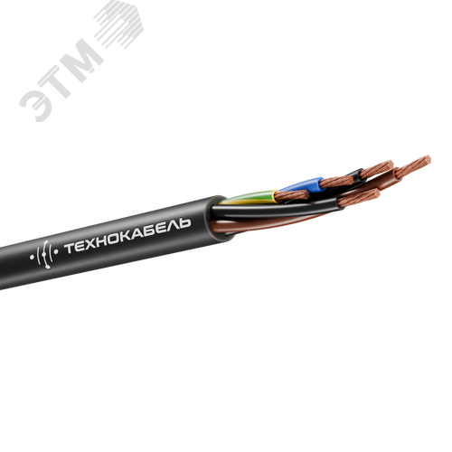 Провод ПВСнг(А)-LS 5х2,5(4х2,5+1х2,5ч) ТРТС
