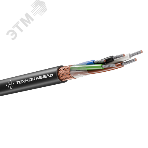 Кабель монтажный МКЭШ 5х0,5  (100 м) ТРТС