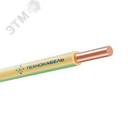 Провод установочный ПуВнг(A)-LS 1х6 З-Ж (100 м) ТРТС