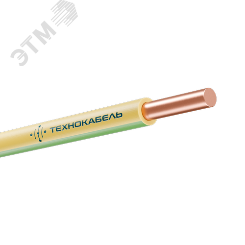 Провод установочный ПуВнг(A)-LS 1х6 З-Ж (100 м) ТРТС