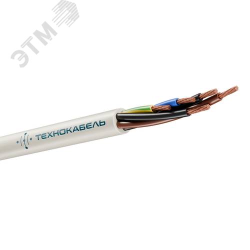 Провод ПВС 5х1,5 (4х1,5+1х1,5) ТРТС