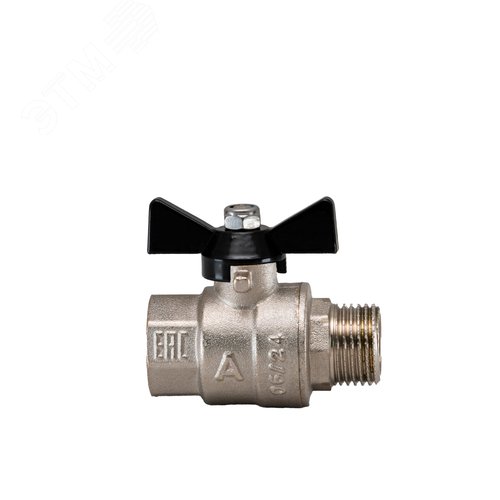 Кран шаровой полнопроходной  3/4' ВН бабочка