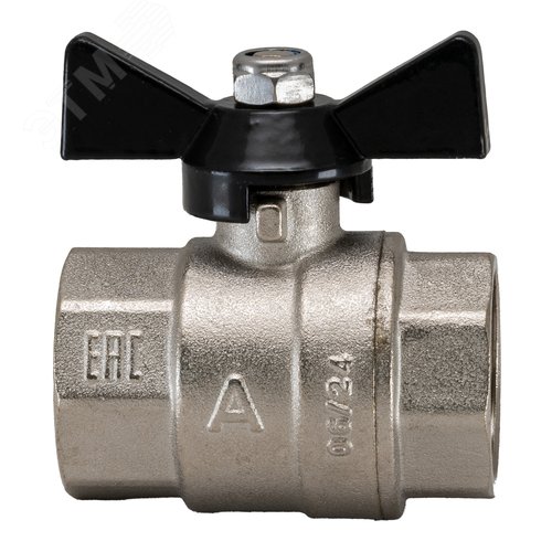 Кран шаровой полнопроходной  1' ВВ бабочка