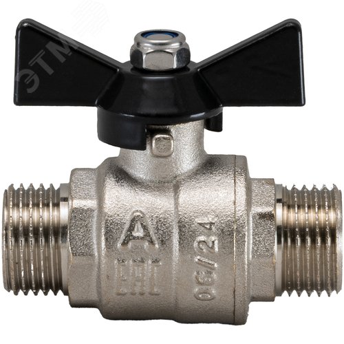 Кран шаровой полнопроходной  1' НН бабочка