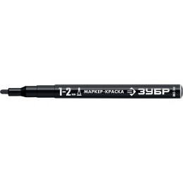 Маркер-краска Профессионал МК-200 круглый наконечник 1-2 мм черный