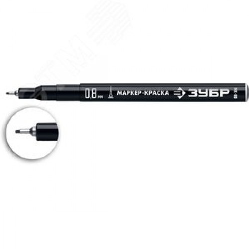 Маркер-краска Профессионал МК-80 0,8 мм черный