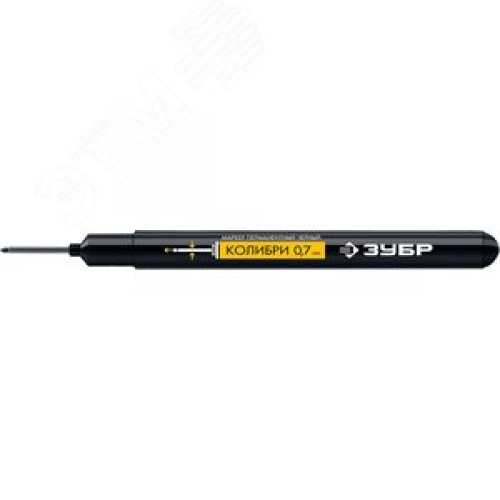 Маркер перманентный для отверстий КОЛИБРИ черный, 0.7-1 мм