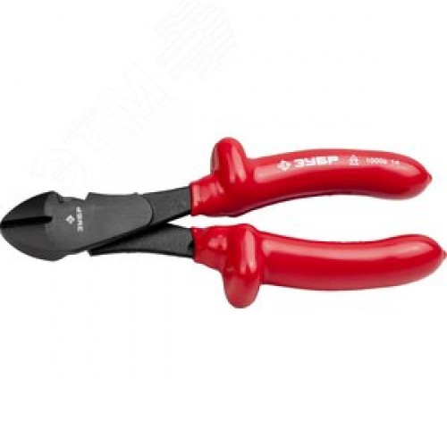 Бокорезы ''ЭЛЕКТРИК'' усиленные, диэлектрические, высоковольтные до ~1000В, маслобензостойкая рукоятка, 170мм, Мастер 2214-6-17