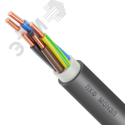 Кабель силовой ВВГнг(А)-LSLTx  5х1.5ок(N.PE)-0.660  100м ТРТС