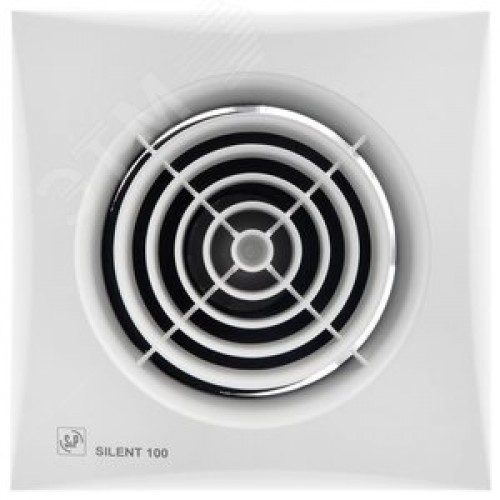Вентилятор вытяжной Silent-100 CMZ со шнуровым выключателем
