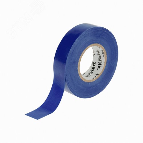 Изолента ПВХ KRANZ профессиональная, 0.18х19 мм, 20 м, синяя