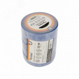 Изолента ПВХ 0,13х19 мм, 25 м, синяя