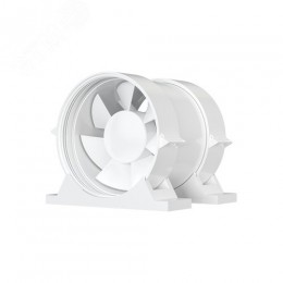 Вентилятор осевой канальный приточно-вытяжной с крепежным комплектом D125