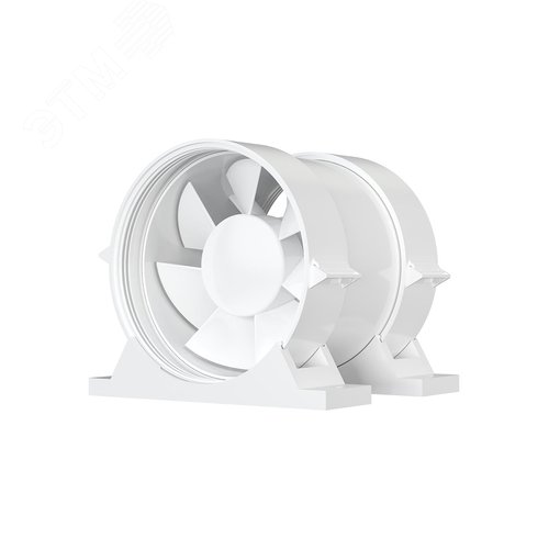 Вентилятор осевой канальный приточно-вытяжной с крепежным комплектом D125