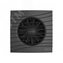 Вентилятор осевой вытяжной с обратным клапаном D125 декоративный