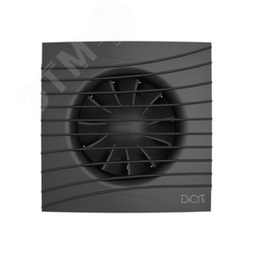 Вентилятор осевой вытяжной с обратным клапаном D125 декоративный