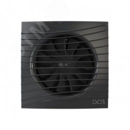 Вентилятор осевой вытяжной с обратным клапаном D125 декоративный