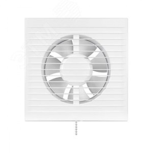 Вентилятор осевой вытяжной с тяговым выключателем D150