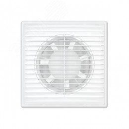Вентилятор осевой вытяжной c антимоскитной сеткой и обратным клапаном D100